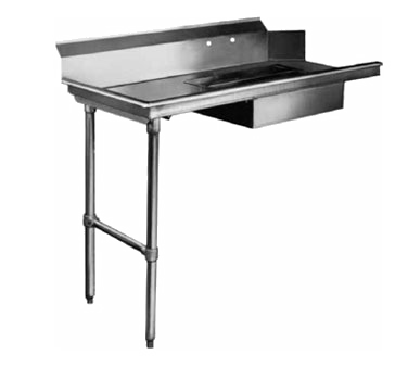 CMA Stainless Steel Soiled Dishtable Straight Design 26"W x 29"D x 42-3/4"H