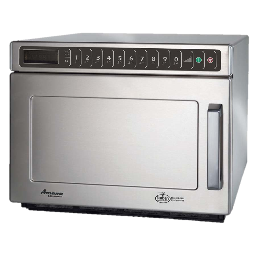 superior-equipment-supply - Amana Commercial Products - Amana Stainless Steel Auto Voltage Sensor 16.5" Wide Microwave Oven