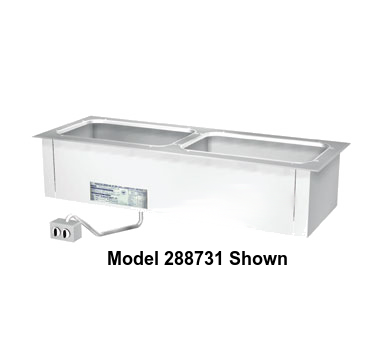 Duke Slimline Food Well 68-1/4"W x 17.25"D x 12.75"H Stainless Steel Top Steel Exterior Housing With Remote Control Panel