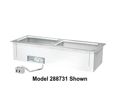 Duke Slimline Food Well 24-1/4"W x 17.25"D x 12.75"H Stainless Steel Top Steel Exterior Housing With Remote Control Panel