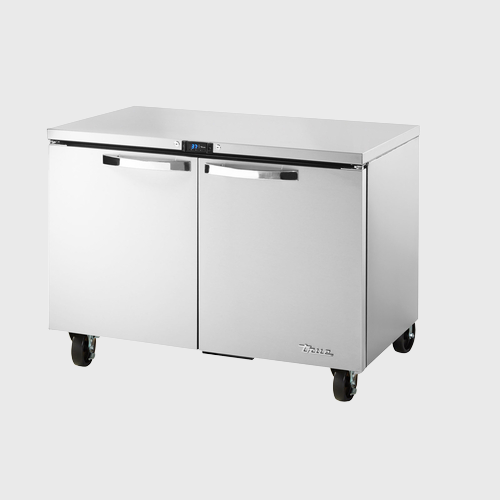 Spec Series Undercounter Refrigerator 48-3/8"Width (2) Solid Hinged Door with Stainless Steel Exterior