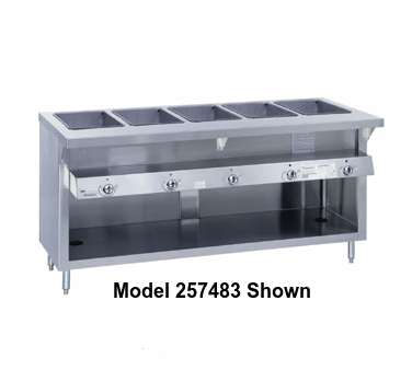 Duke Thurmaduke™ Steamtable Gas Unit 32"W x 36"H x 34"D Stainless Steel With Integral Cutting Board Shelf