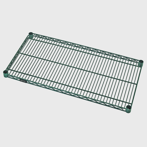 Quantum FoodService Green Epoxy Wire Shelf 24"W x 18"D