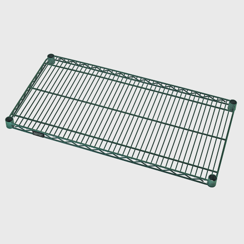 Quantum FoodService Green Epoxy Wire Shelf 36"W x 24"D