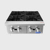 Atosa Stainless Four Burner CookRite Hotplate Countertop Gas 24
