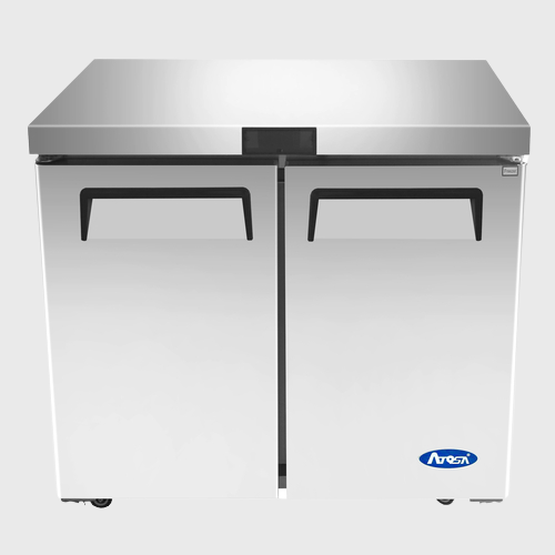 Atosa Stainless Two Door Undercounter Freezer 36" W