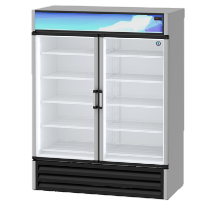 superior-equipment-supply - Hoshizaki - Hoshizaki 60" Wide Aluminum Exterior Two Section Reach In Refrigerated Merchaniser