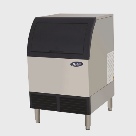 Atosa Stainless Ice Maker With Bin Cube Style 283 lbs