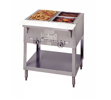 Duke Aerohot Steamtable Unit 22.44"D x 30.38"W x 34"H Stainless Steel With Carving Board