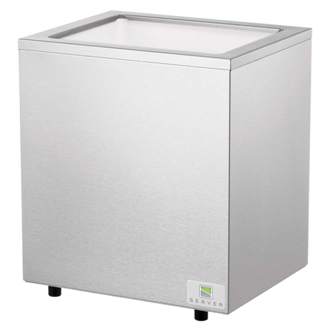 Server Cold Station 12.31"H x 10.88"W x 8.81"D Silver Stainless Steel With Insulated Base