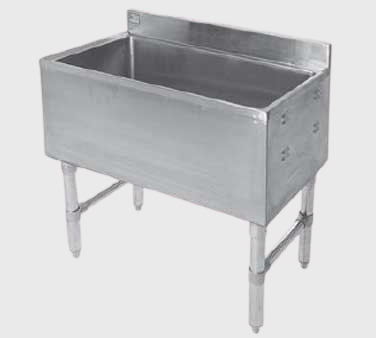 Klinger's Stainless Steel Underbar Ice Chest w/ Cold Plate 24" Wide