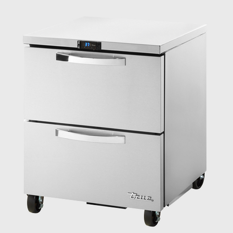 Spec Series Undercounter Refrigerator 27-5/8"Width (2) Solid Drawers with Stainless Steel Exterior