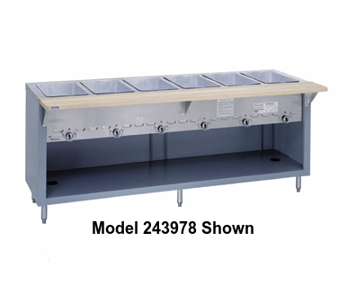 Duke Thurmaduke™ Steamtable Gas Unit 46"W x 36"H x 25.5"D Stainless Steel With Adjusable Feet