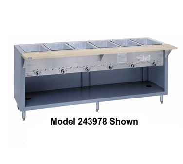 Duke Thurmaduke™ Steamtable Gas Unit 32"W x 36"H x 25.5"D Stainless Steel With Adjusable Feet