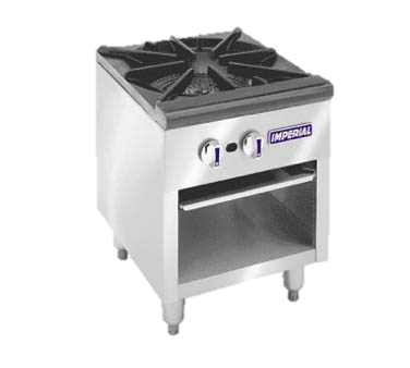 superior-equipment-supply - Imperial - Imperial Stainless Steel Two Jet Burners 18" Wide Gas Stock Pot Range