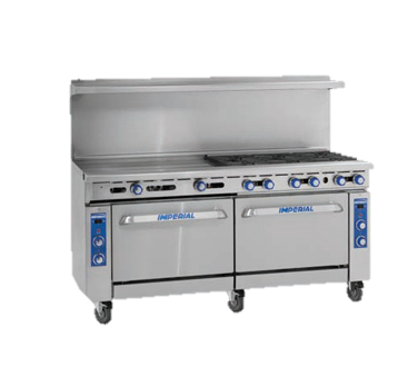 superior-equipment-supply - Imperial - Imperial Stainless Steel Convection Oven 72" Wide Gas Griddle Restaurant Range