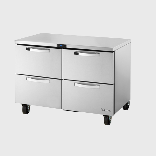 Spec Series Undercounter Refrigerator 48-3/8"Width (4) Solid Drawers with Stainless Steel Exterior