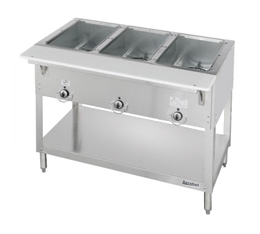 superior-equipment-supply - Duke Manufacturing - Duke Stainless Steel Electric Three Well Hot Food Station