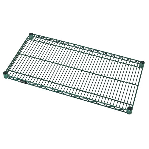 Quantum FoodService Wire Shelving 30"W x 18"D Green Epoxy Finish