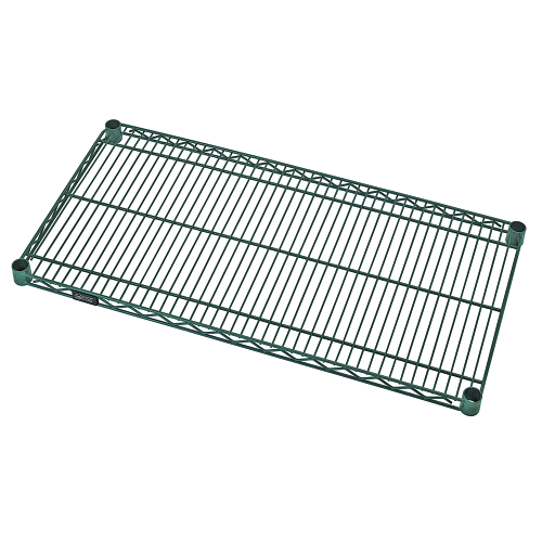 Quantum FoodService Wire Shelving 42"W x 30"D Green Epoxy Finish