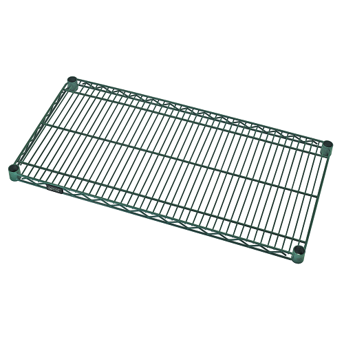 Quantum FoodService Wire Shelving 48"W x 30"D Green Epoxy Finish