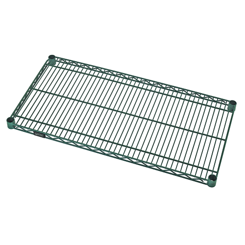 Quantum FoodService Wire Shelving 60"W x 30"D Green Epoxy Finish