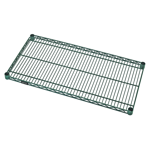 Quantum FoodService Wire Shelving 60"W x 36"D Green Epoxy Finish