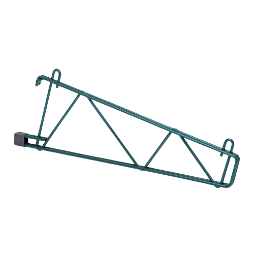 Quantum FoodService Support Bracket Single (14"W) Green Epoxy Finish