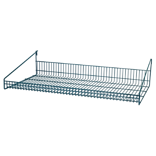 Quantum FoodService Wire Shelving 47"W x 19.25"D Green Epoxy Finish