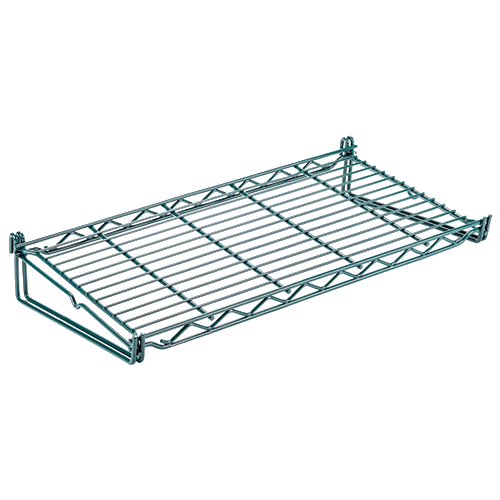 Quantum FoodService Wire Shelving 16.5"W x 16.5"D Green Epoxy Finish
