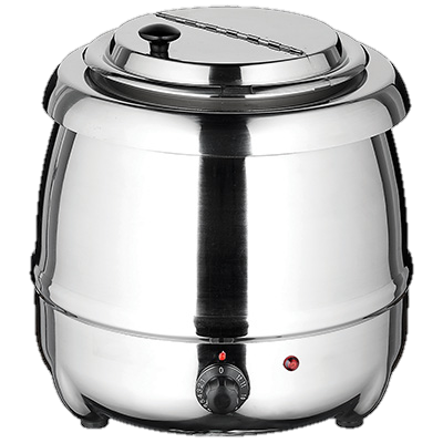 superior-equipment-supply - Winco - Winco Stainless Steel Electric Soup Warmer 10-1/2 qt