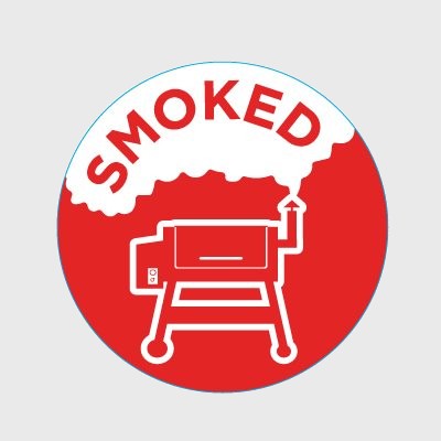 Specialty Meat Label Smoked Icon - 1,000/Roll