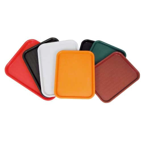 Fast Food Tray BPA Free Polypropylene 12" x 16" Burgundy