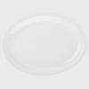 World Tableware Narrow Rim Platter Bright White 13-1/8