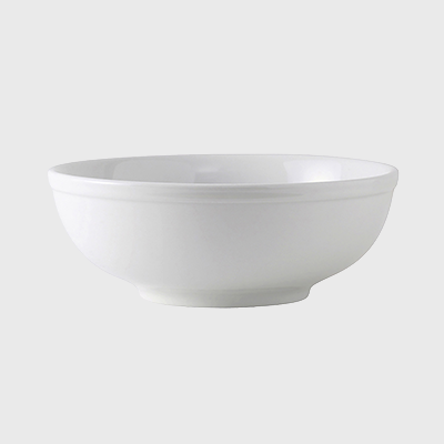 Tuxton China Salad/Pasta Bowl Bright White Porcelain 58 oz. - 12/Case