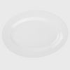 World Tableware Rolled Edge Platter Bright White 9.75