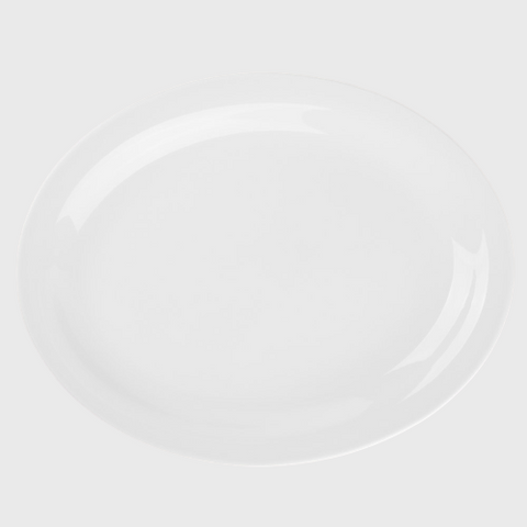 World Tableware Narrow Rim Platter Bright White 11.5" - 12/Case