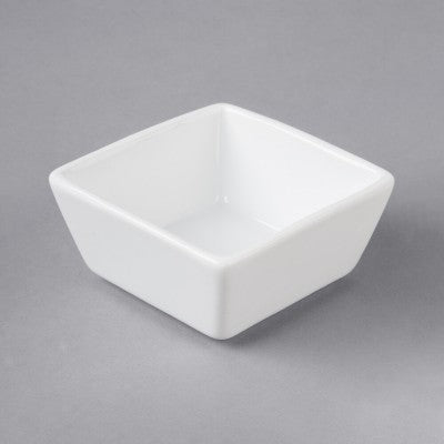 Yanco Bone White Shanghai Sauce Dish 4 oz. SH-403