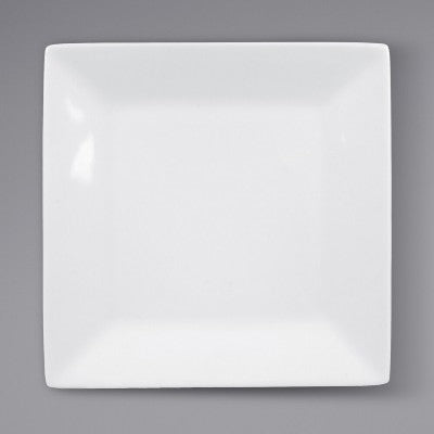 Acopa Square Plate Bright White 6"