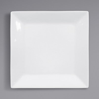 Acopa Square Plate Bright White 9"