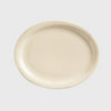 World Tableware Narrow Rim Platter Cream White 9.75
