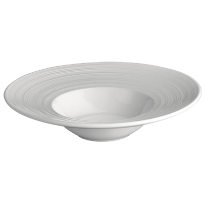 Bowl 10 oz. Bright White Porcelain 10-1/2" Diameter - 12 Bowls/Case