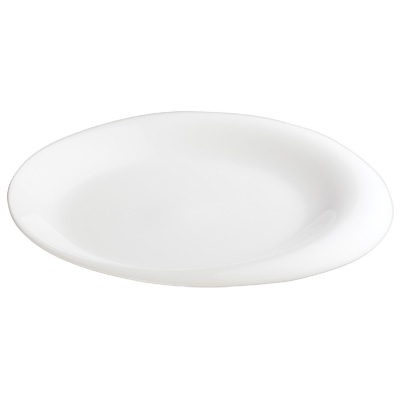 Plate Creamy White Porcelain 12" - 12 Plates/Case