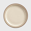 World Tableware Narrow Rim Plate Desert Sand Stoneware 6.5