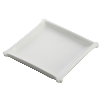 Dish Bright White Porcelain 4-1/4" - 36 Dishes/Case
