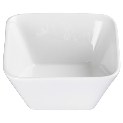 Bowl 9 oz. Bright White Porcelain 4-1/2" - 24 Bowls/Case
