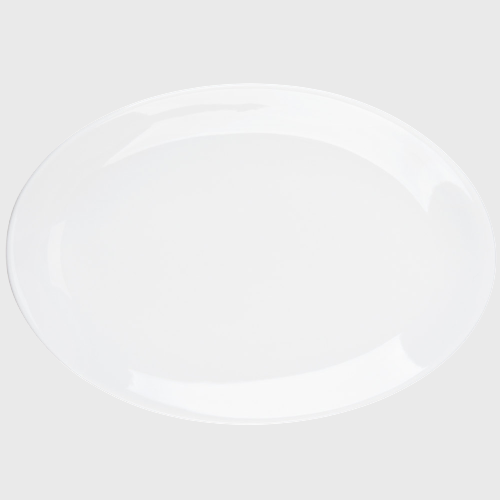 World Tableware Rolled Edge Platter Bright White 11.75"