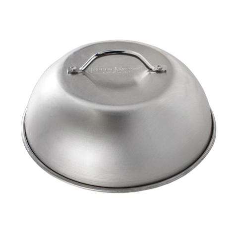Nordic Ware High Dome Grill Lid 11.5" x 11.5" x 3.73" Silver Aluminum Base with Imported Handles