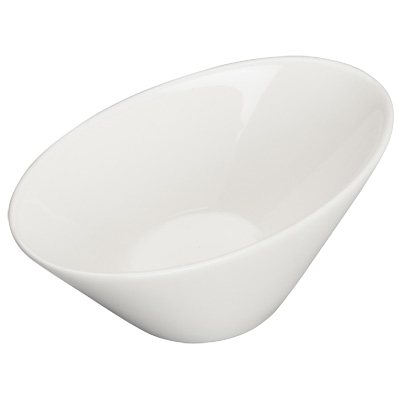 Dish 3 oz. Bright White Porcelain 4" x 2-1/2" - 36 Dishes/Case