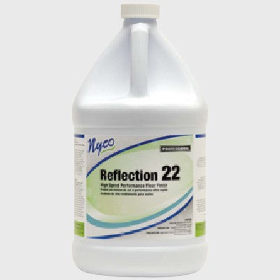 Nyco Products Reflection 22 High Speed Performance Floor Finish - 4 Gallons/Case
